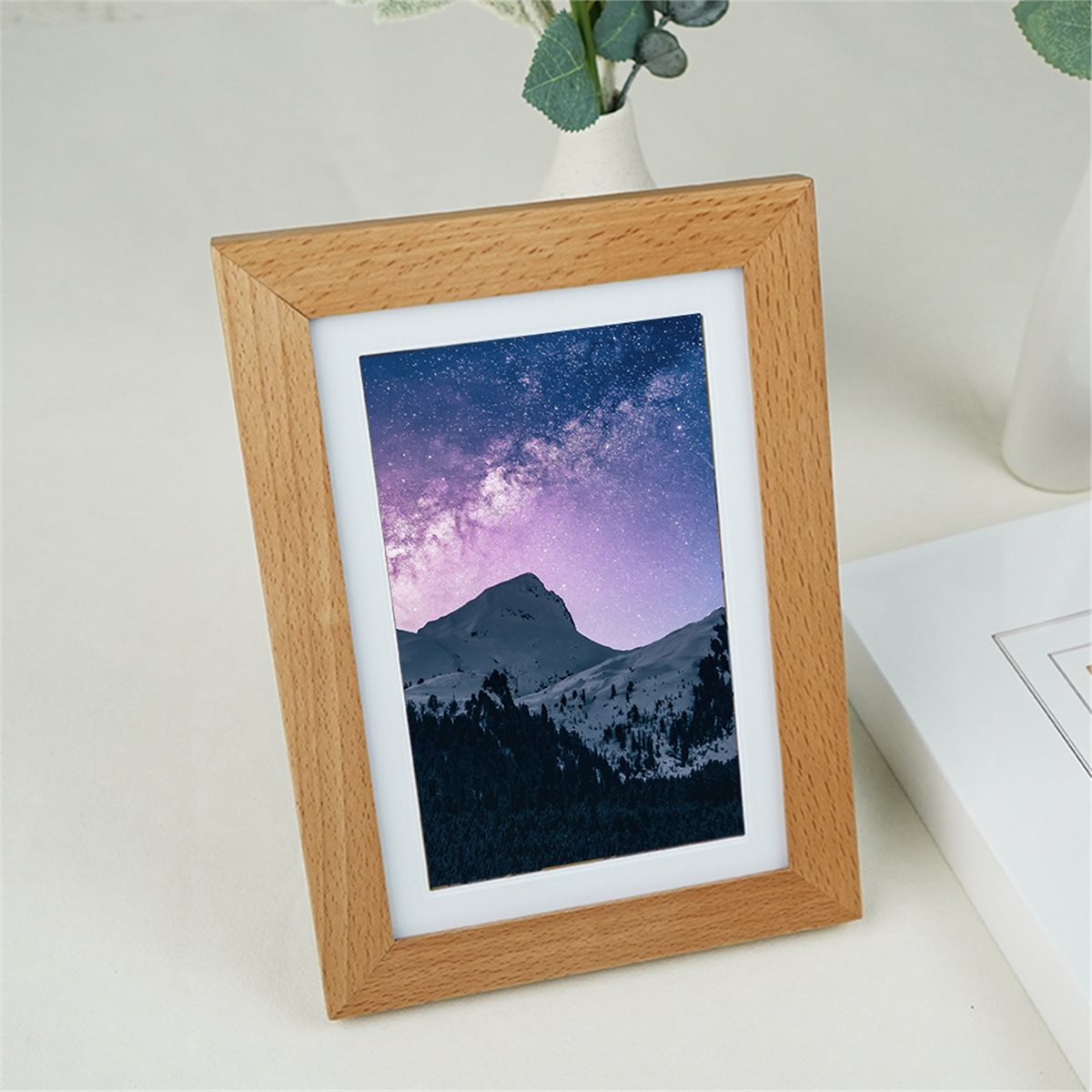 Digital Photo Frame Wifi - A73T 7.3'' Display Colorido E-Ink, Porta-Retrato