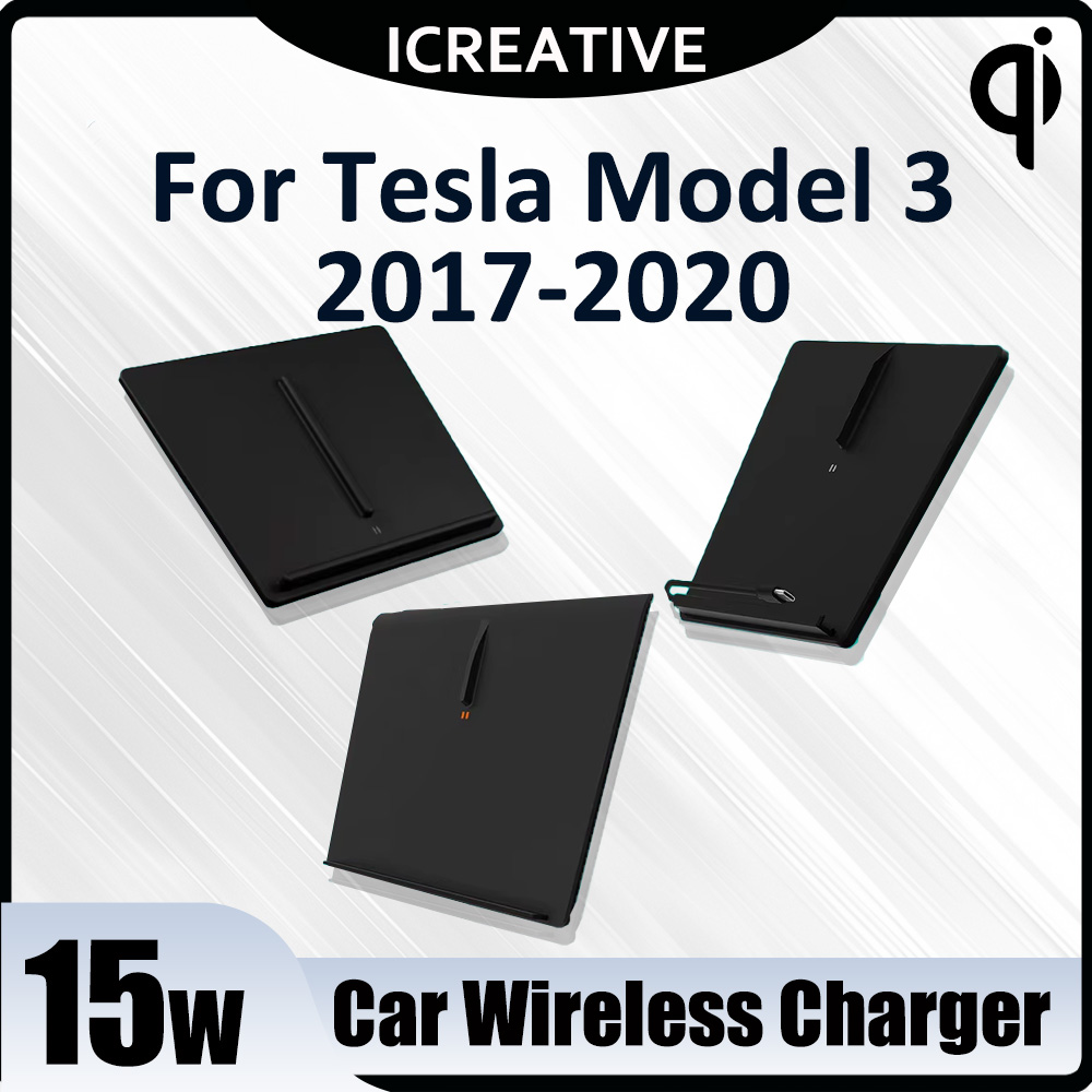 Wireless Phone Charger Pad - Carregador de carro sem fio para