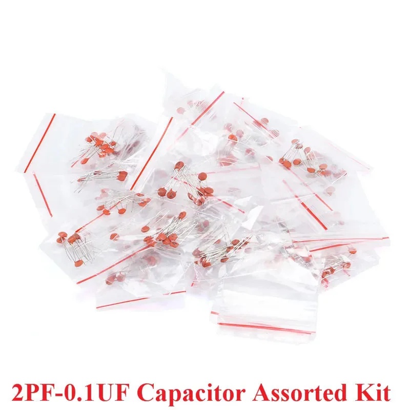Electronics & Gadgets Starting With T - Conjunto de 300pcs/lot de Capacitores Cerâmicos