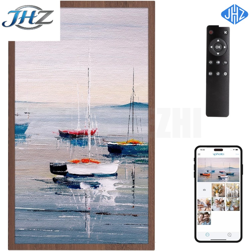 Digital Photo Frame Wifi - JHZ para NOVO Porta-Retrato Digital Grande