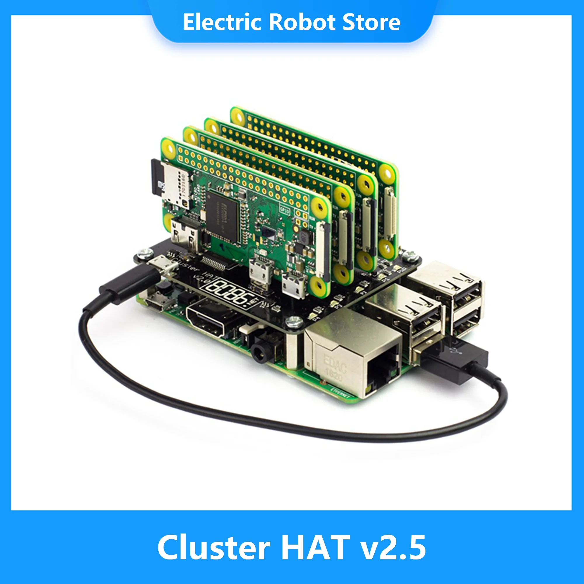 Electronics Or Gadgets - Cluster HAT v2.5 Configurado para usar