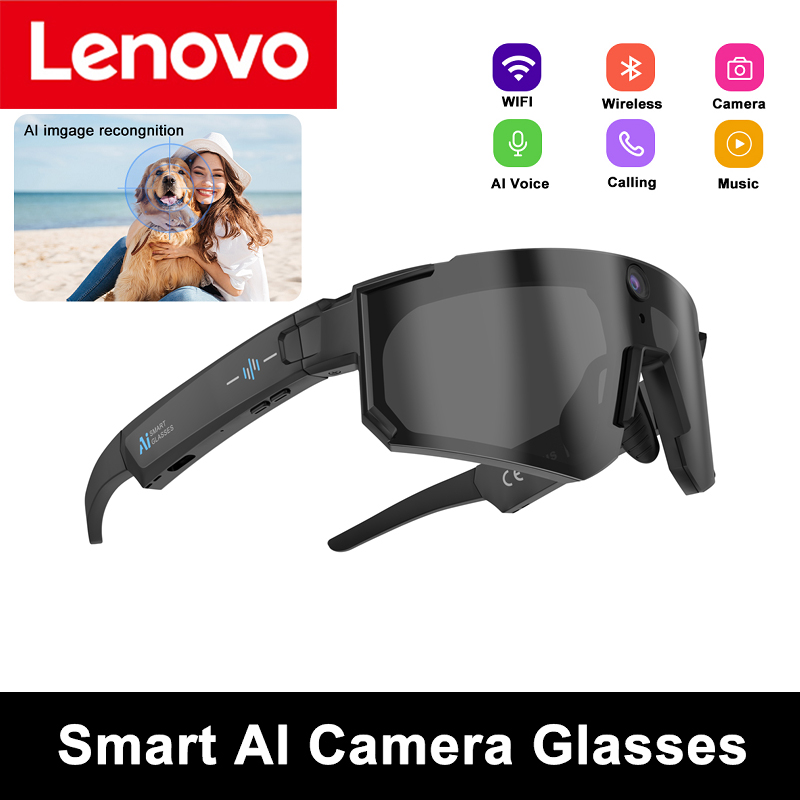 Smart Glasses Ar - Óculos Inteligentes de Ciclismo Lenovo com