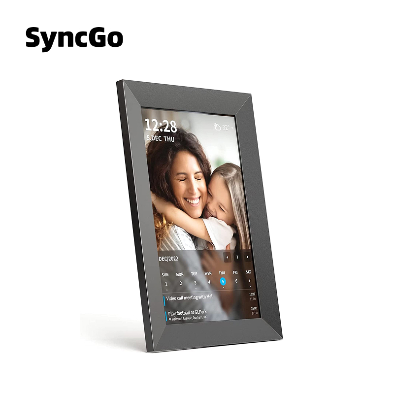 Digital Photo Frame Wifi - Calendário Digital com Tela Sensível ao