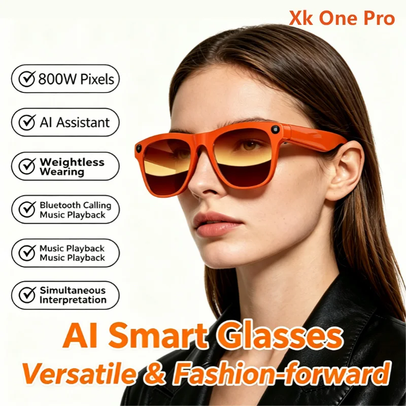 Smart Glasses Ar - Óculos Inteligentes Lenovo AI com Câmera