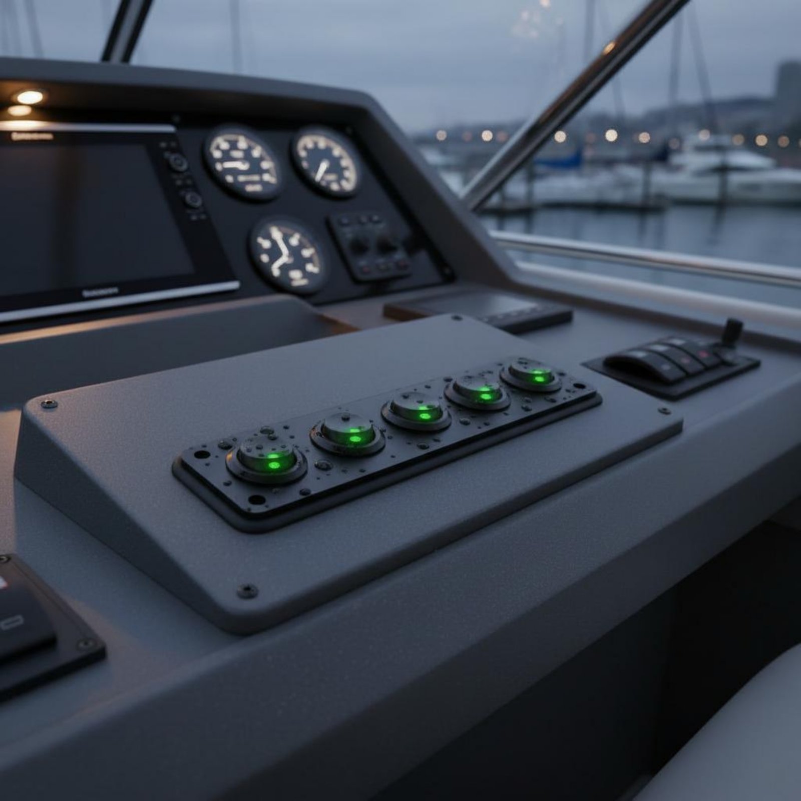 Electronics & Gadgets Starting With T - Painel de Interruptores Universal para Embarcações