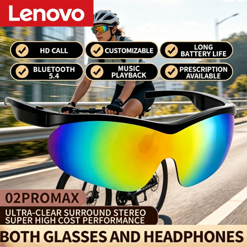 Smart Glasses Ar - Óculos Inteligentes Bluetooth Lenovo 02pro Max
