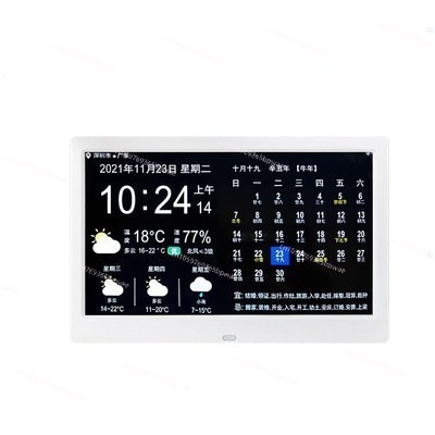 Digital Photo Frame Wifi - Previsão do Tempo WiFi, Calendário Perpétuo