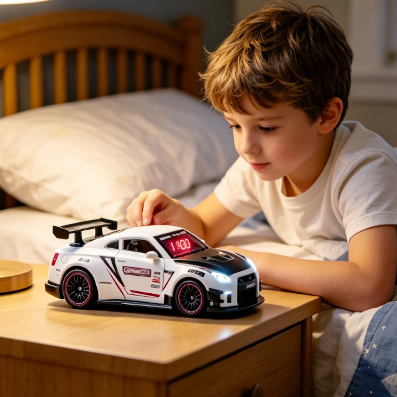 Digital Alarm Clock - 1 CONJUNTO Despertador de Carro, Brinquedo