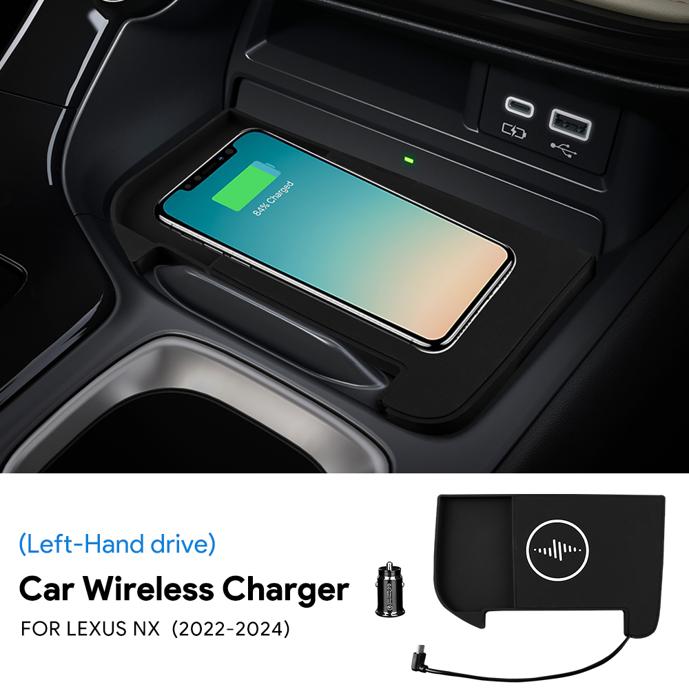 Wireless Phone Charger Pad - Carregador Sem Fio para Carro de