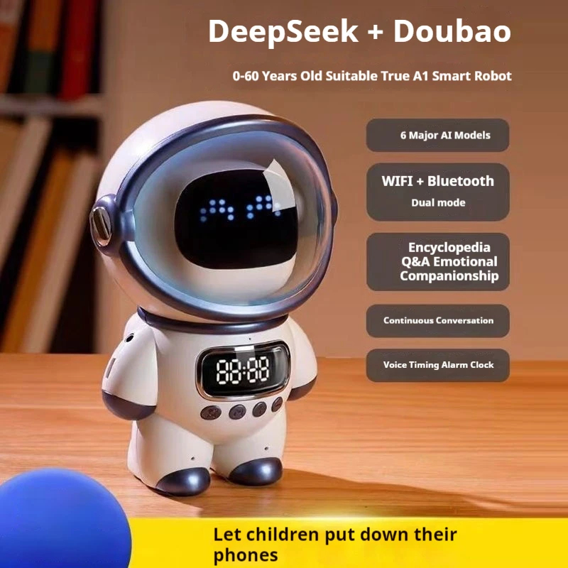 Novo Robô de Voz Inteligente c - Digital Alarm Clock avaliação e preço