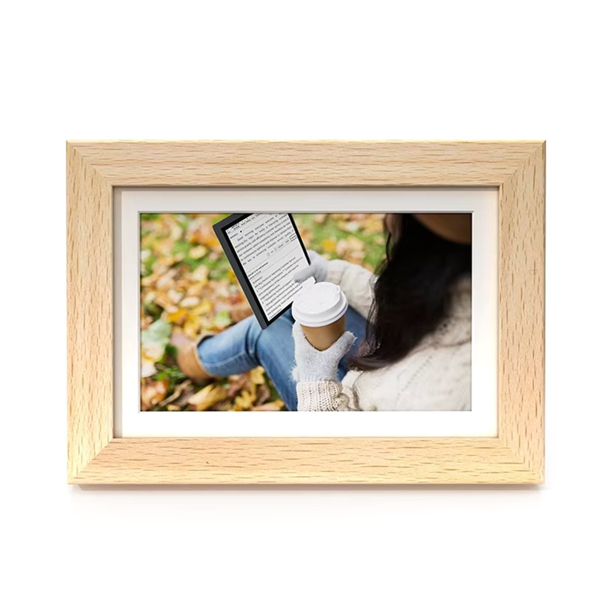 A73T 7.3'' Display Colorido E- - Digital Photo Frame Wifi avaliação e preço