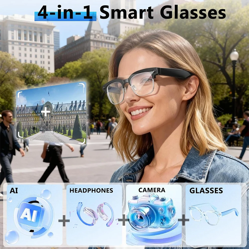 Óculos Inteligentes 4K com IA, - Smart Glasses Ar avaliação e preço
