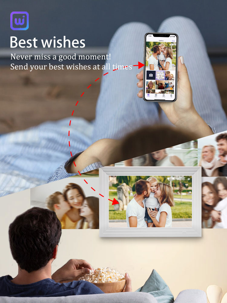 10.1 Polegada wifi moldura dig - Digital Photo Frame Wifi avaliação e preço