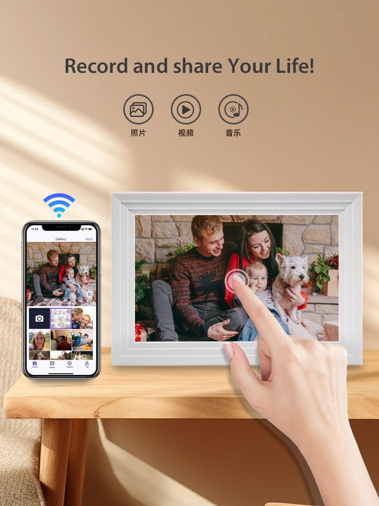 10.1 Polegada wifi moldura dig - Digital Photo Frame Wifi avaliação e preço