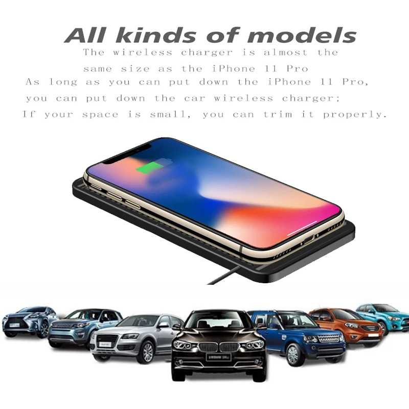 Almofada de carregador de carr - Wireless Phone Charger Pad avaliação e preço