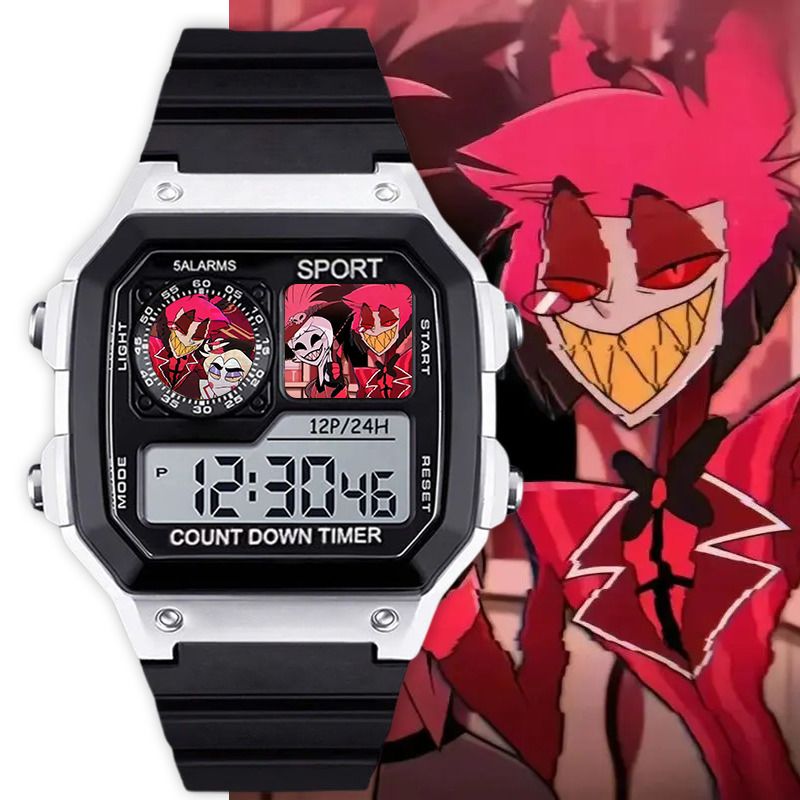 Relógio Digital Hazbin Hotel C - Digital Alarm Clock avaliação e preço