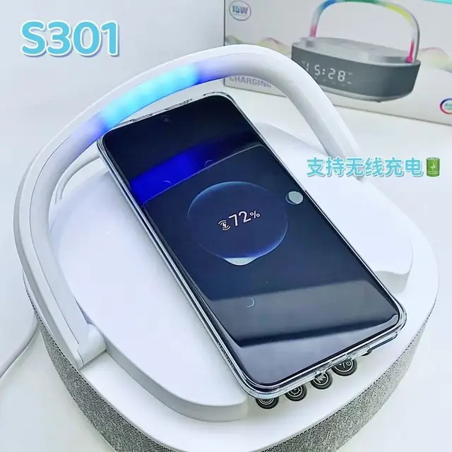 Caixa de som Bluetooth S301 -  - Digital Alarm Clock avaliação e preço