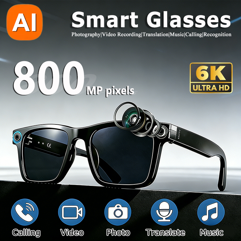 Óculos de Câmera AI 6K HD 800M - Smart Glasses Ar avaliação e preço
