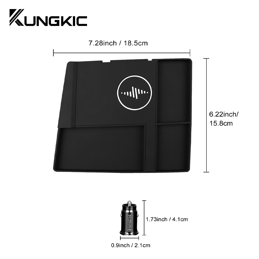 Carregador sem fio de carro de - Wireless Phone Charger Pad avaliação e preço