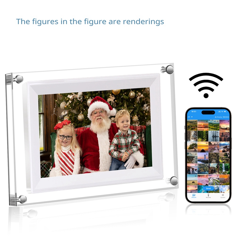 Novo Porta-Retrato Digital Tra - Digital Photo Frame Wifi avaliação e preço