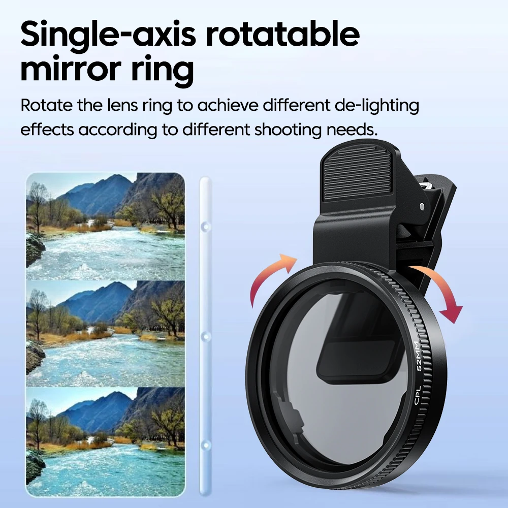 Novo 52mm cpl filtro de lente  - Mobile Electronics Gadgets avaliação e preço